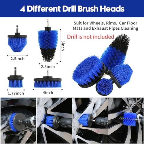 Car Detailing Kit Detailing Brush Set Car Wash Cleaning Kit