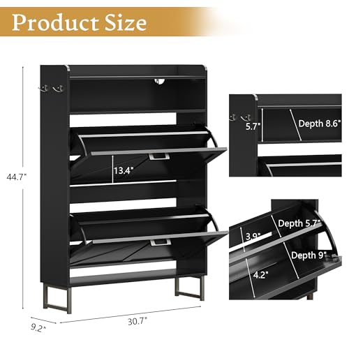 Shoe Cabinet Storage for Entryway