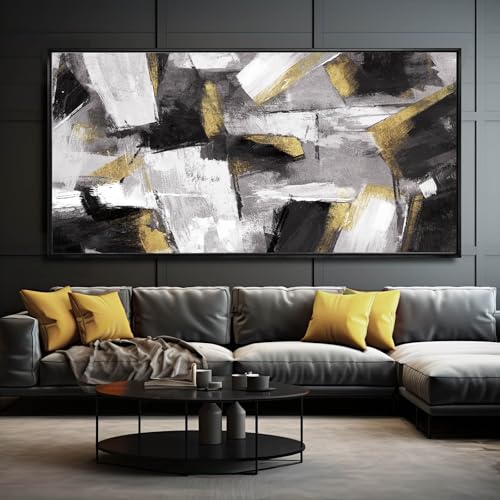 Green Wall Art Large Artwork Pink Wall Decor Abstract Wall Decorations Black Art White Flowers Paintings Plum Blossom Room Decor