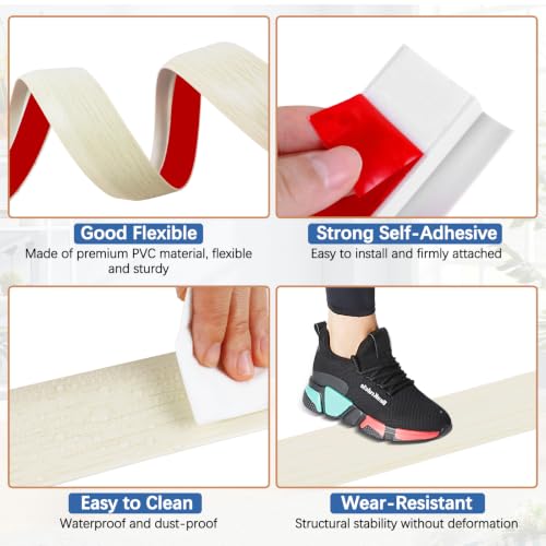 Vinyl Floor Transition Strip Self Adhesive Door Threshold Strip