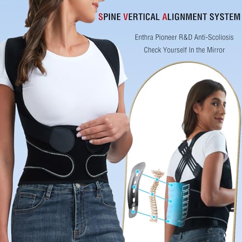 Back Brace Posture Corrector for Women and Men with Spine Vertical Alignment System