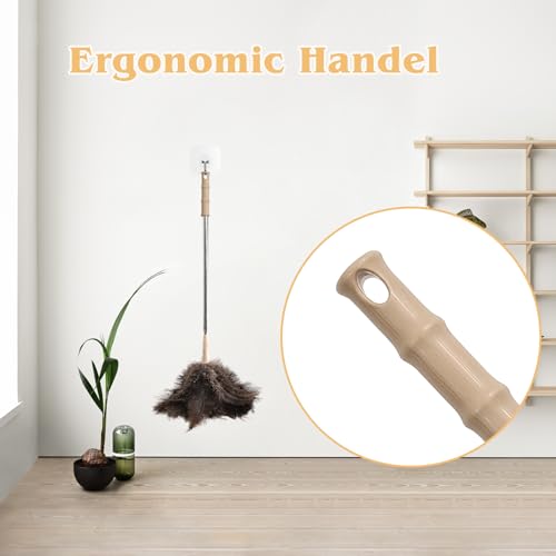 Extendable Lambswool Duster Anti