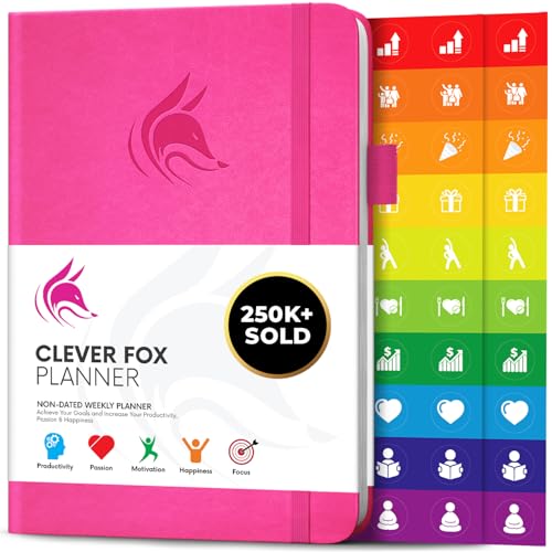 Planner Undated Weekly & Monthly Planner for Productivity