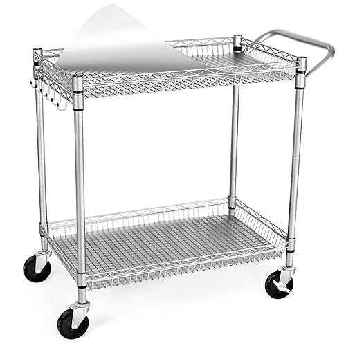 990Lbs Capacity Heavy Duty Rolling Utility Cart