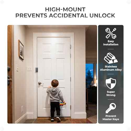 1Pack Door Reinforcement Lock Home Security