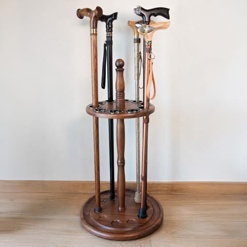 Cane Stand Wooden Holder for Walking Sticks