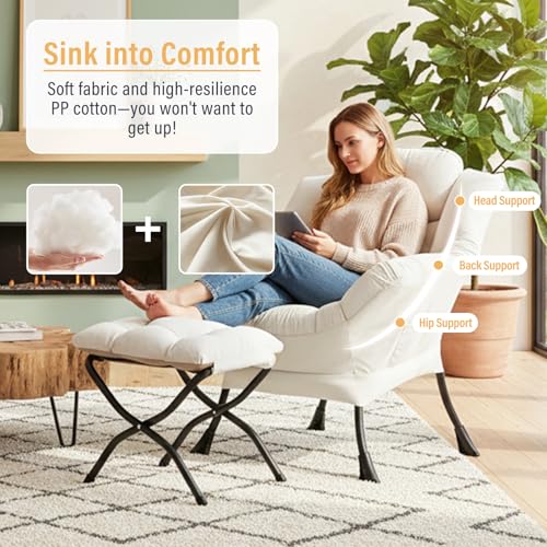 Lazy Chair with Ottoman