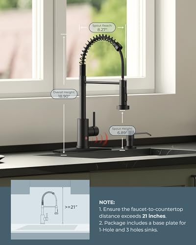 Kitchen Faucet with Pull Down Sprayer
