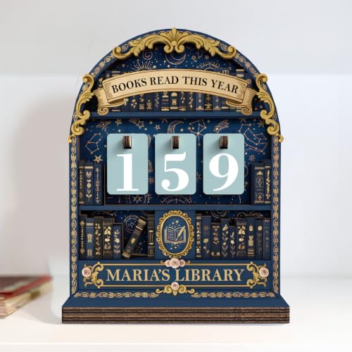 Personalized Books Read This Year Counter