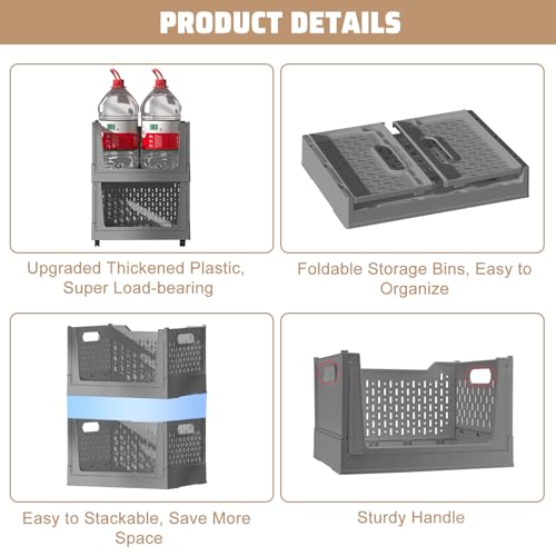 Stackable Plastic Storage Bins