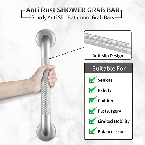 2 Pack Grab Bars for Bathtubs and Showers