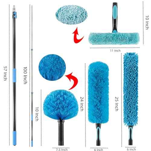 High Ceiling Fan Duster with Extension Pole