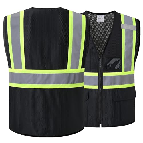 High Visibility Reflection Mesh Safety Vests with Multi