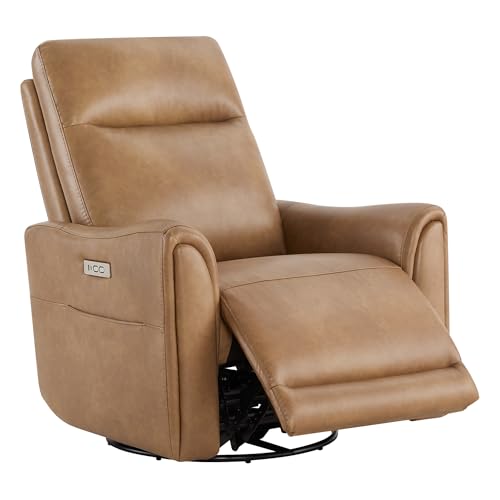 Leather Swivel Power Recliner Chairs for Adults
