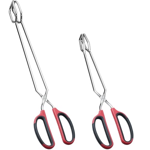 Extra Long Scissor Tongs Stainless Steel Grilling Tongs
