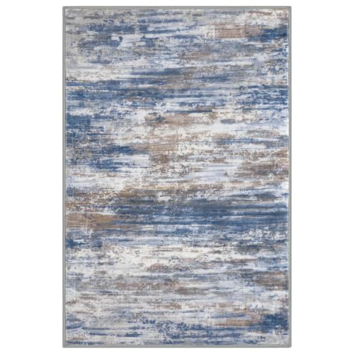 Abstrac Washable Rugs for Entryway
