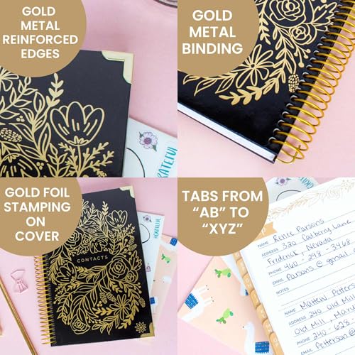 Hardcover Contacts Address Books