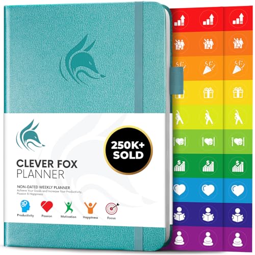 Planner Undated Weekly & Monthly Planner for Productivity