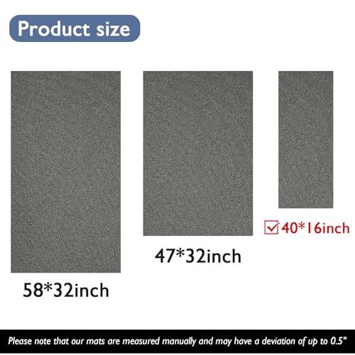 PVC Loofah Patterned Shower Mat