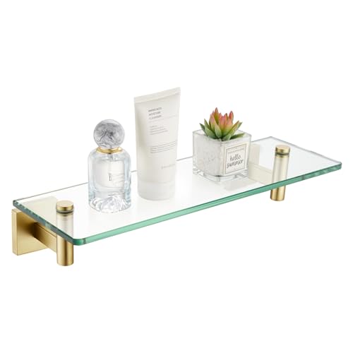 Wall Shelves Floating Glass Shelf for Bedroom Living Room Kitchen Storage