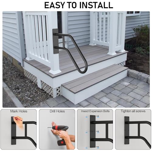 Handrails for Outdoor Steps