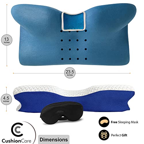 Cervical Memory Foam Pillow for Neck and Shoulder Pain Relief