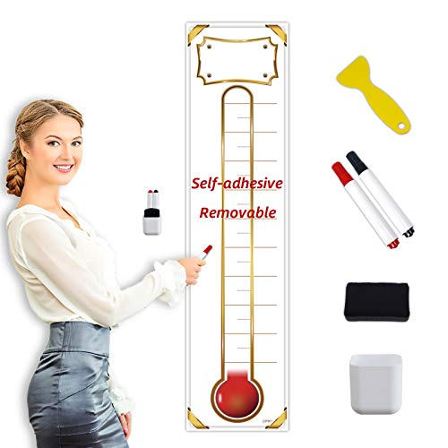 Fundraising Thermometer Chart Goal Tracker