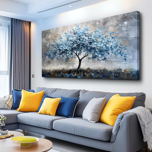 Canvas Wall Art For Bedroom Wall Decor For Living Room Modern Office Artwork For Walls Scenic Painting Forest Tree Landscape Pictures Nature Abstract Decoration Ready To Hang Home Decor