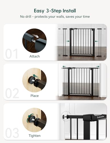 Pressure Mounted Baby Gate for Stairs