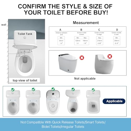 Toilet Safety Rails for Seniors with Flip