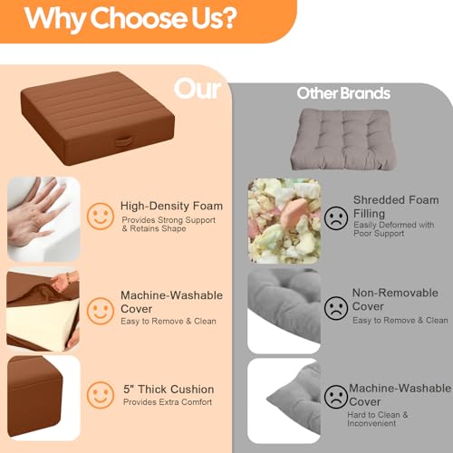 Square Floor Pillow for Adults and Kids