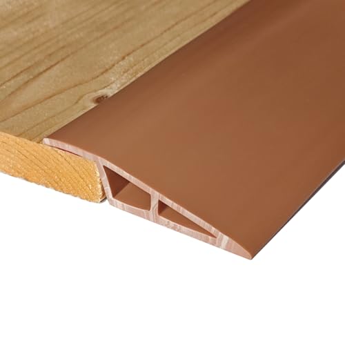 1/2" to 3/5" Height Threshold Ramp - Rubber Threshold, Floor Transition Strip, Wheelchair Ramp, Door Strip, Carpet to Tile Strip