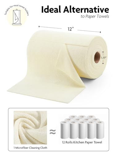 Microfiber Cleaning Cloth Roll