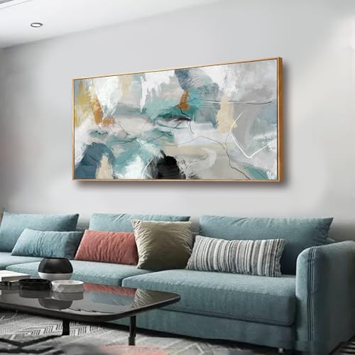 Green Wall Art Large Artwork Pink Wall Decor Abstract Wall Decorations Black Art White Flowers Paintings Plum Blossom Room Decor