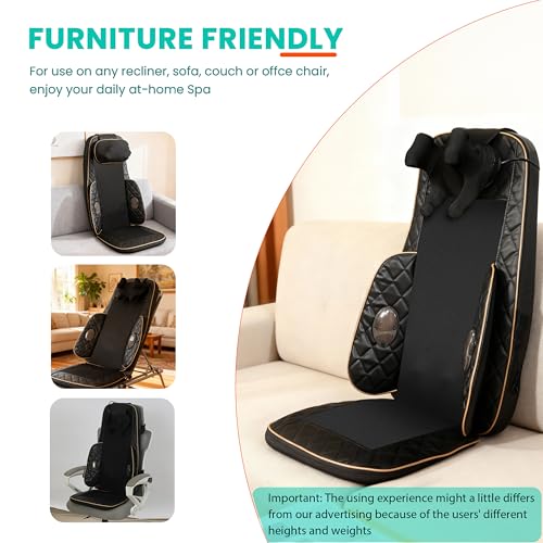 Shiatsu Neck and Back Massager Chair Pad with Heat