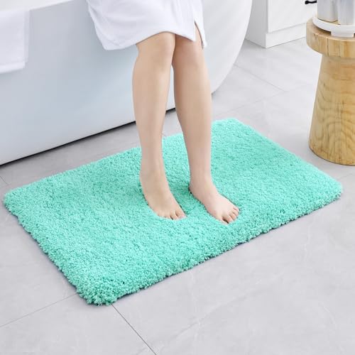 Bathroom Rug Non Slip Fluffy Bath Mat for Bathroom Floor Washable Plush Luxury Bath Rug for Tub Soft Shaggy Shower Sink Mat