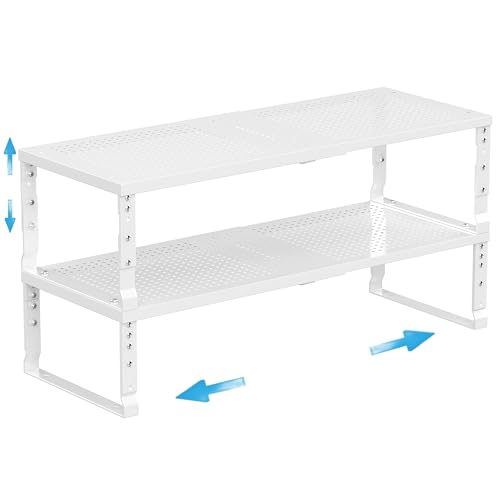 Expandable Spice Rack Kitchen Cabinet Shelf Organizer