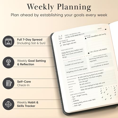 2026 Planner Daily Journal & Gratitude Journal All