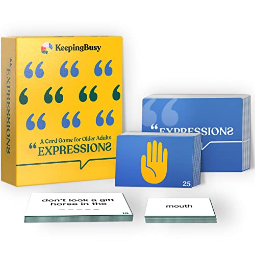 Expressions Bingo for Dementia Patients Products for People with Dementia Activities for Seniors to Keep Busy Boxes for Dementia Patients