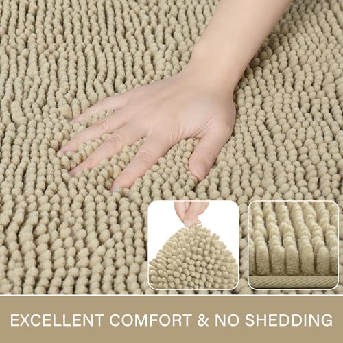 Luxury Bathroom Rug Shaggy Bath Mat