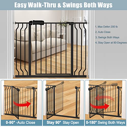 Narrow Extra Wide Baby Gate for Stairs