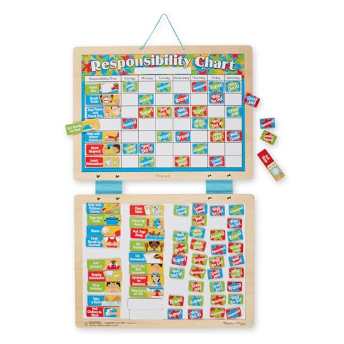 Magnetic Responsibility Chart and Kids Calendar
