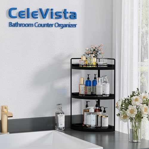 Corner Bathroom Counter Organizer