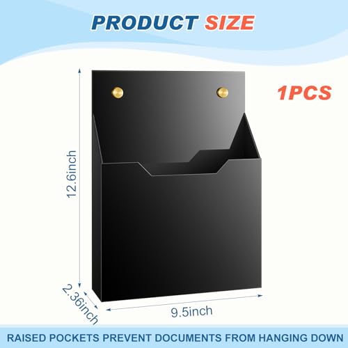Acrylic File Holder Wall Mount