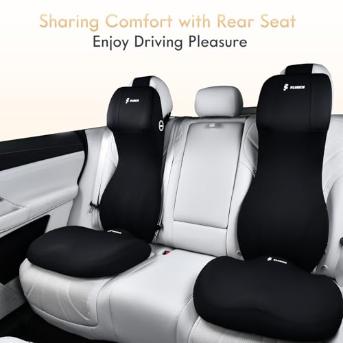 Memory Foam Car Seat Cushion with 2