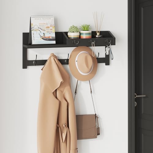 Wall Hooks with Shelf