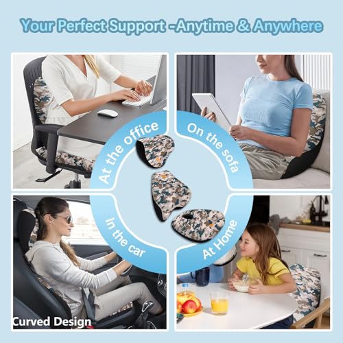 Ergonomic Car Seat Cushion with Comfort Memory Foam Neck Pillow