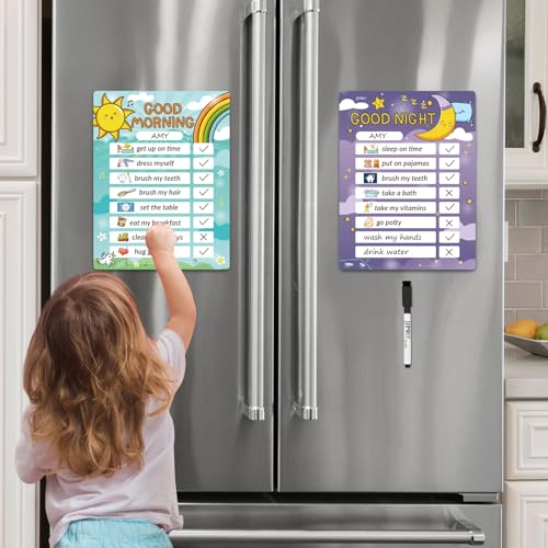 Magnetic Kids Daily Schedule Whiteboardt