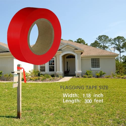 Flagging Tape 10 Pack for Hazardous Areas or Borders
