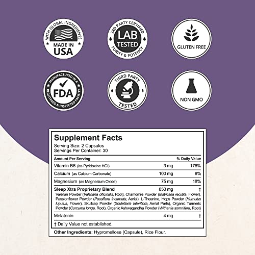 Sleep Xtra Supports Healthy Sleep for Adults